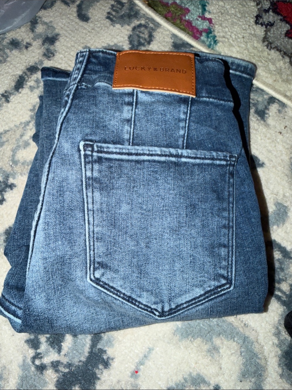 Lucky Brand Men’s Washed Blue Slim Jeans